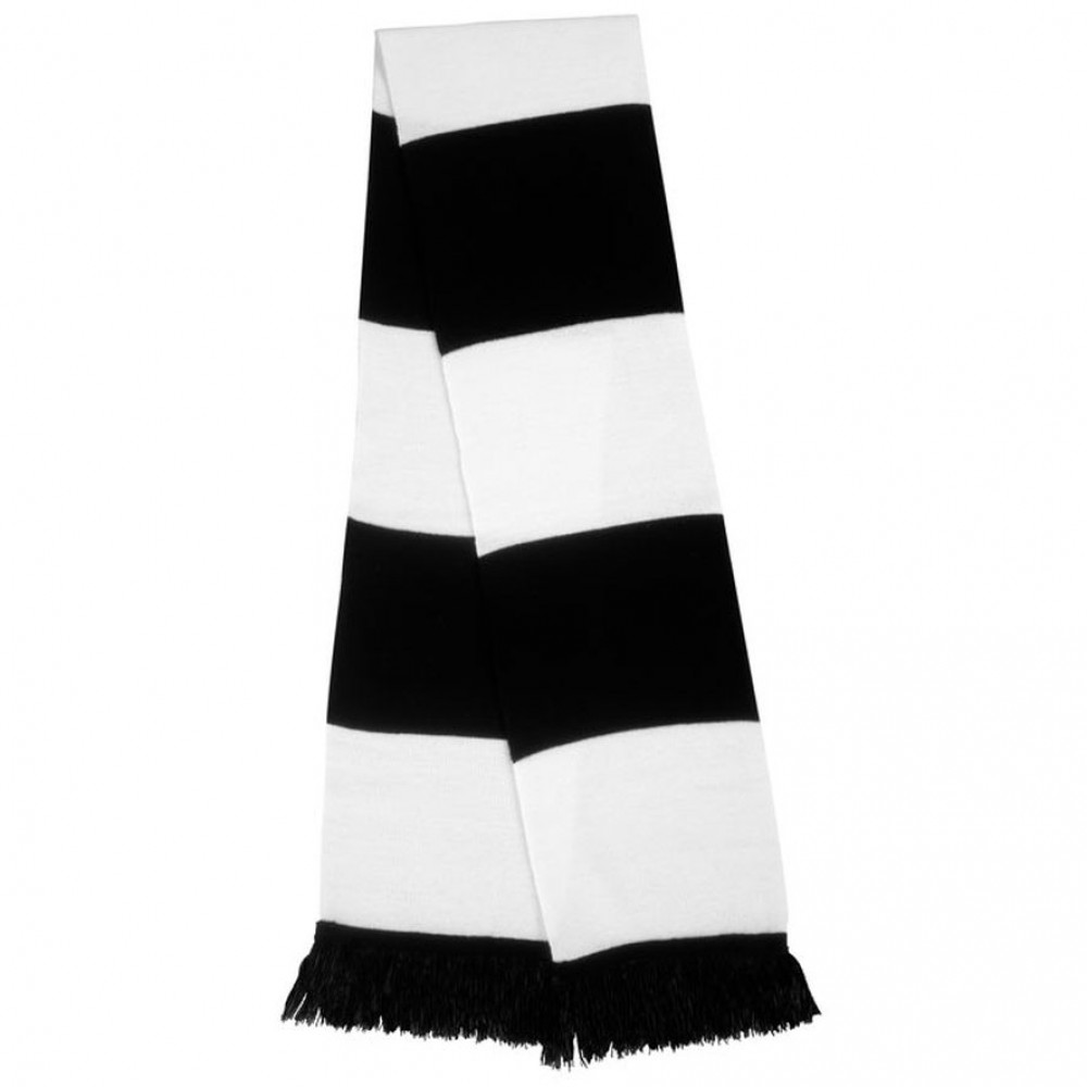 Two Tone Knitted Team Scarf | FootballFlags.co.uk