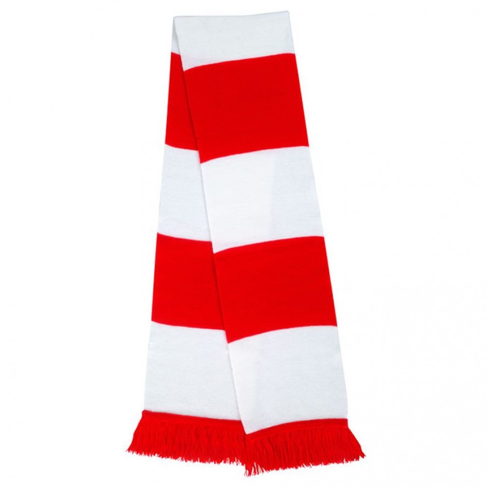 Two Tone Knitted Team Scarf | FootballFlags.co.uk
