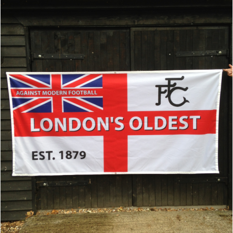 8ft x 4ft (2.44m x 1.22m) Flag: Custom Design