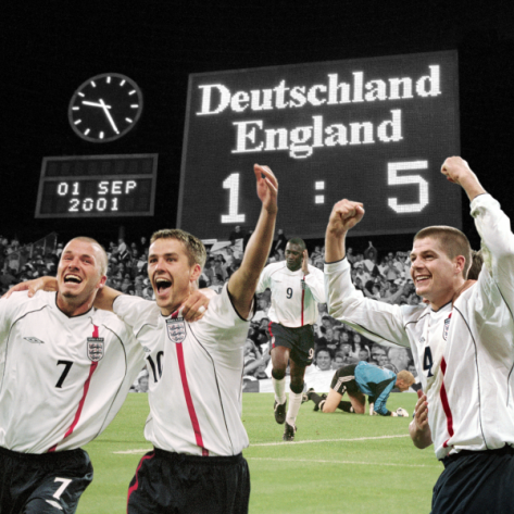 England vs Germany Flag 5ft x 5ft