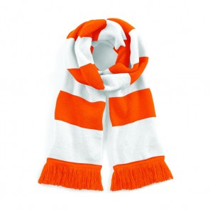 Two Tone Knitted Varsity Scarf  - 182cm x 18cm