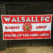8ft x 4ft Heavyweight Walsall FC Football Flag