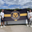 Bashley FC 8ft x 4ft Heavyweight with black edge binding